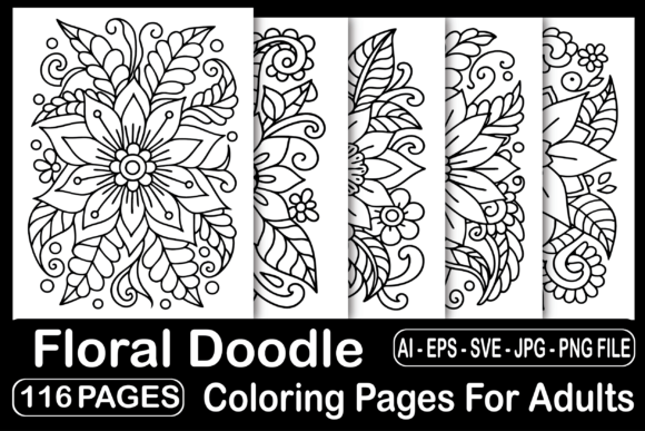 116 Adults Floral Doodle Coloring Pages: A Design Review for Real Projects