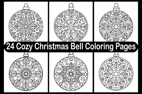24 Cozy Christmas Bell Coloring Pages Graphics and Coloring Pages